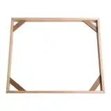 Zeroupshop Holzrahmen für Leinwand, DIY-Rahmen für Malen-nach-Zahlen-Leinwandbilder, DIY-Rahmenset, DIY-Rahmenset für Diamantmalerei für Kreuzstich für Heimdekorationskunstwerke (30 x 40 cm)