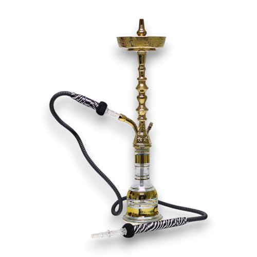 Heavensent Saray Tradi Shisha aus Messing – Traditionelle Wasserpfeife | Hochwertige Handarbeit | Robustes Design | Perfekt für intensiven Geschmack und Langlebigkeit