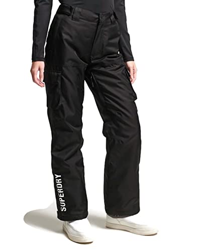 Superdry Damen Rescue Hose Schwarz 42