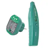 Steckdosentester, MASTECH MS5902 AC 220V Sicherungsautomat Sicherungsfinder EU Steckdosentester Circuit Breaker Finder for (EU Plug) für den Wiederaufbau des Stromnetzes und die technische Abnahme