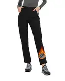 ATLASLAVA Skihose Damen Wasserdicht Wanderhose Fleece Gefüttert Softshellhose Warm Outdoor Hosen Winter