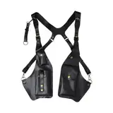 Liqzirtu Achsel-Gürteltasche – Anti-Diebstahl-Gürteltasche mit verstecktem Schultergurt, Diebstahlschutz mit mehreren Taschen, taktische Tasche für Outdoor-Reisen