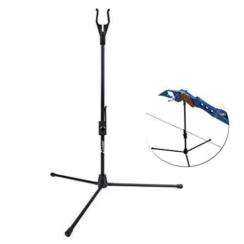 Archery Bogenständer, Fiberglas Geringem Gewicht für Recurvebogen Langbogen Compoundbögen Takedown Bogen Outdoor Jagdbogenhalter