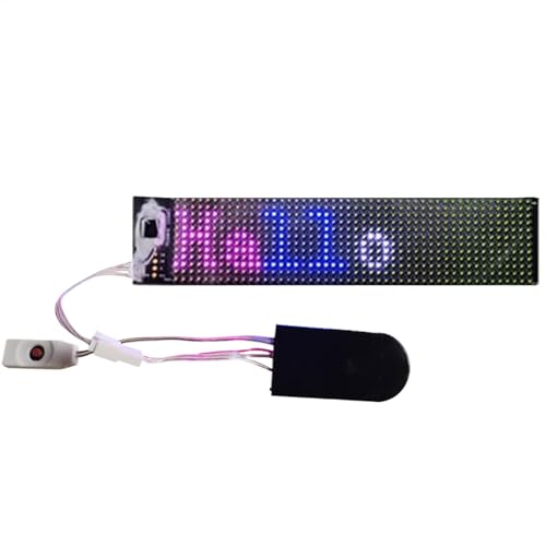 Flexibles LED-Display, gesteuertes Scrolling-Zeichen, wasserdicht, animierbares Nachrichtenpanel, personalisierbar mit Text und Mustern, ideal für Auto, Shops, Good and Entrances