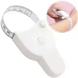 Körpermaßband, weiches Maßband, 150 cm / 60 Zoll Maßband, für Schneidermaße, Körpermaße. Weißes einziehbares Körpermaßband