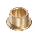 QUARKZMAN Flansch Lager Hülse 15mm Bohrung 21mm AD 15mm Länge 3mm Flansch Dicke Bronze Buchse Selbstschmierende Buchsen Hülse für Industrielle Anlagen