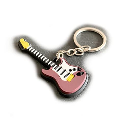 Gitarre E-Gitarre Konzertgitarre Musik Bass Schlüsselanhänger Instrument | Musik | Rock | Geschenk | Jungen | Mädchen | Herren | Kinder | Männer | Party | Music | Festival | Gummi | E Gitarre