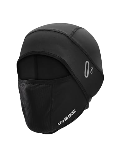 INBIKE Sturmhaube Sommer Motorrad Fahrrad Herren Damen Kühlung Balaclava Elastisch UV Schutz Halbe Maske Atmungsaktiv Leicht Gesichtsmaske Ohne Hals