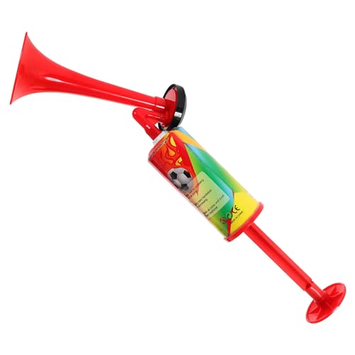 FAVOMOTO Air Horn, Handheld Luftdruck Fanfare Pumpe, Metall Klassische Air Horns Fahrrad Signalhorn Trompete Airhorn Druckluft tröte, Handheld Air Pumpe Laut Sound Hand Signalhorn für Sports