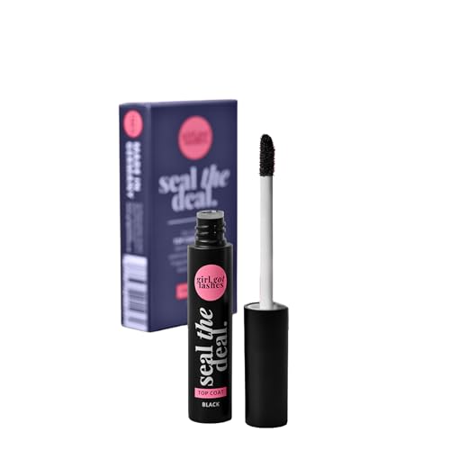 GirlGotLashes Seal the Deal Top Coat Black – Wasserresistent – Für DIY-Wimpernextensions – Hautfreundlich & Präzise Anwendung