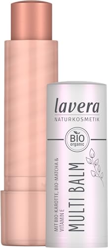 lavera Multi Balm -Sundown Gold 03 - intensive Farbe - frischer Glow - müheloses Verblenden - für Augen, Lippen & Wangen - vegan - Naturkosmetik - 4,9 g