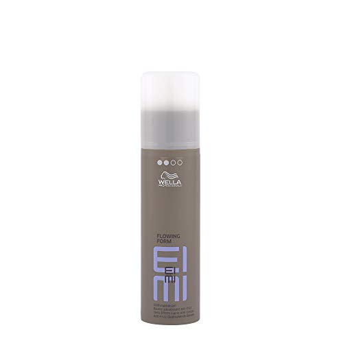 Wella Professionals EIMI Flowing Form – Glättungsbalsam gegen Frizz – Hitzeschutzspray gegen Austrocknung beim Styling – elastischer Halt mit natürlicher Sprungkraft – 1 x 100 ml