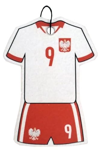 Polen Auto Duft Lufterfrischer - Trikot EM Fussball Sport - Raumduft - Deko