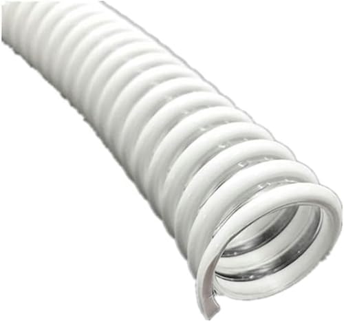 PVC-Faltenbalg, Verstärkungsrohr, farblos, Förderrohr-25mm*1m-Standard