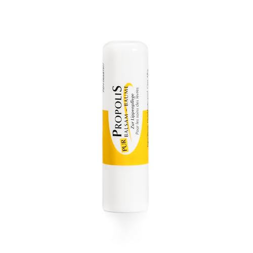 Propolis PUR Lippenpflege – Natürlicher Lippenstift für trockene und entzündete Lippen – Zertifizierte, kontrollierte Naturkosmetik
