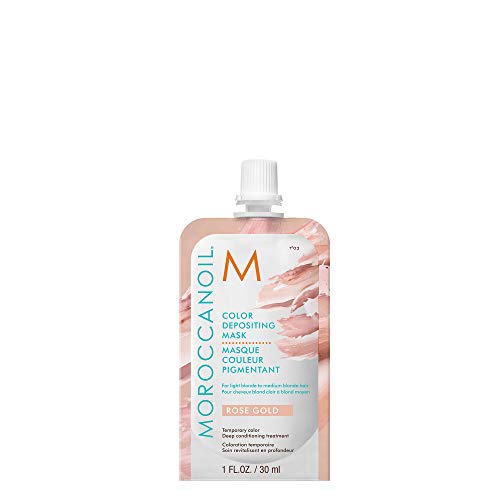 Moroccanoil Color Depositing Mask Probepackung, Rose Gold