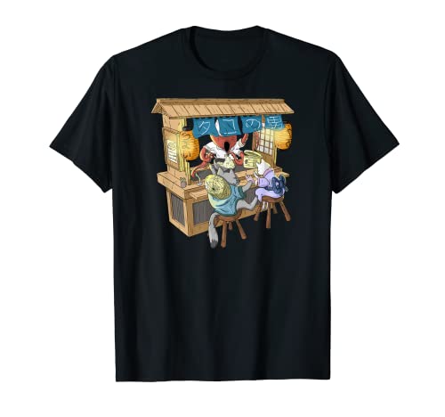 Octopus Cook Japanische Sushi-Bar Lebensmittelgeschäft T-Shirt