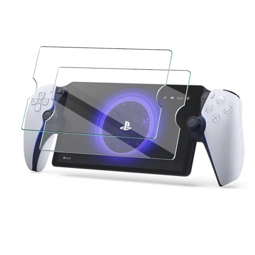 Teenrpov Schutzfolie für Sony Playstation Portal Panzer Schutz Glas [2 Stück], 9H /HD Displayschutzfolie für Playstation Portal Panzerfolie Anti-Kratzer für Sony Playstation Portal Displayschutz