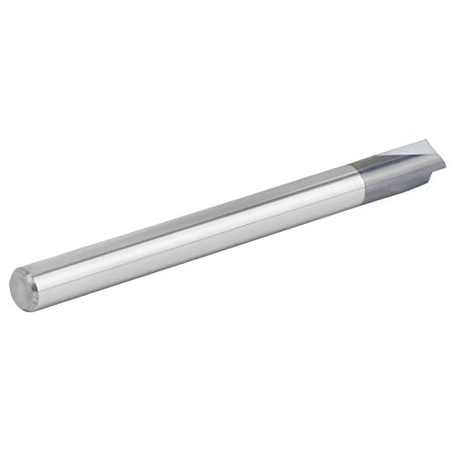 Hochvorbereitete 3-Flute-Kammern-Cutter-Bohrer, 120 ° Wolfram-Stahlkamm-Endmühle-Werkzeug für Aluminium- und Kupferbearbeitung, Ergonomisches Design für eine Wirksame Ablagerungsfreiheit (D4*120°*50L)