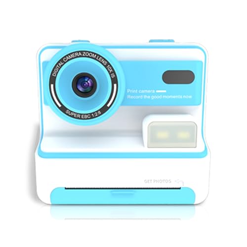 CQEAZ Kinderkamera mit sofortiger Druckfunktion bis zu 32 GB Karte mit 3 Rollen Druckpapier für Kinder im Alter von 3-12 Jahren Fotomaschine