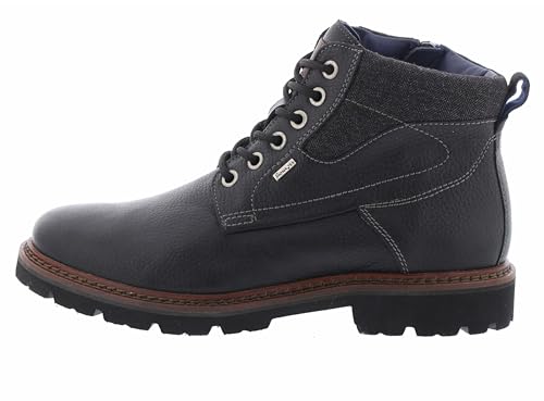 Sioux Herren Adalrick Stiefelette, Schwarz Darkgrey, 43 EU Weit