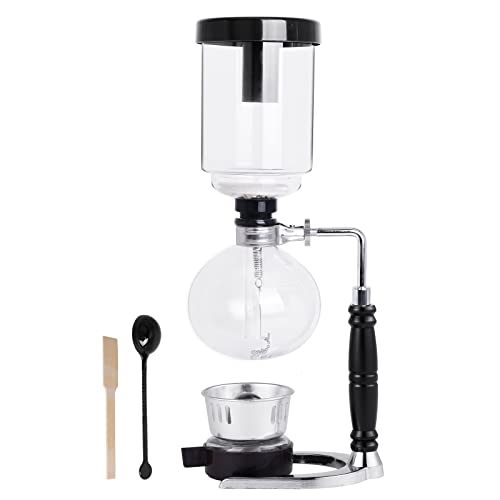 YUCHENGTECH Syphon Kaffeemaschine, Glas, 3 Tassen （360ml）