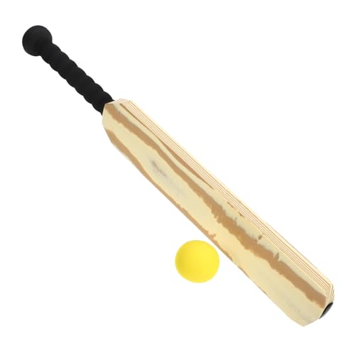 MUSISALY Cricket Set Für Holzoptik Indoor Und Outdoor Für Eltern Kind Interaktion Sportspielset Für Jungen Und ädchen Perfekt Für Freizeitaktivitäten
