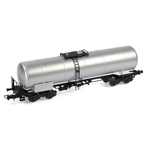 C8768 1 Einheit 1:87 HO Panzerwagen im europäischen Stil Kupplung Modelleisenbahnen Öltankwagen (Silber)