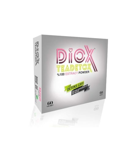 Diox-Tee 1 Monat verwenden 60's Detox Tea Original Hologramm Schlankheitstee