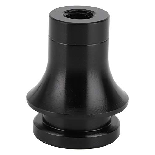 Schaltknopf Kofferraum -Retainer -Adapter Universal M10x1 25 Gewinde hochwertige Aluminiumlegierung Getriebehalter für -Handbuch Getriebefahrzeuge für (Schwarz)