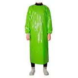 DHNDSDP Industrieschürze mit Ärmeln Und Schnürung TPU Lange Und Breite Schürzen Wasser- Und Fettdichter Kittel Leicht zu Reinigen Hochtemperatur-Laminierverfahren(Green,130x130cm/51.2x51.2in)