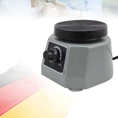 Dental Oszillator,Grau Dental Vibrator 220V 100W Gipsrüttler Runder Vibrator Shaker Oszillator Lab Ausrüstung für Zahnärzte