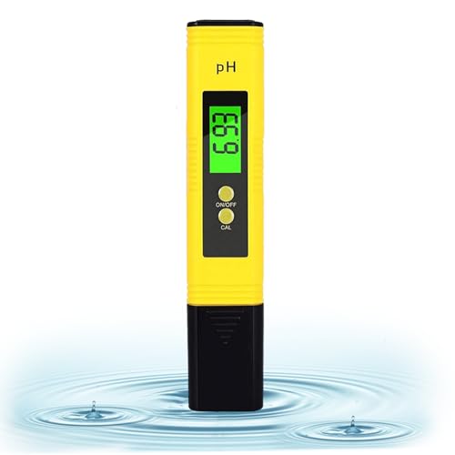 PH Messgerät, PH Meter mit LCD Anzeige, pH Tester Digital Wasserqualität Tester für Aquarium, Pools, Trinkwasser, Schwimmbad Wassertester