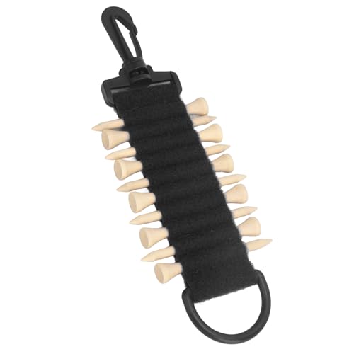Keenso -Tee -Halter, Tee Carrier -Aufbewahrungstasche mit 10 -T -Shirt für Gürtel (Black)