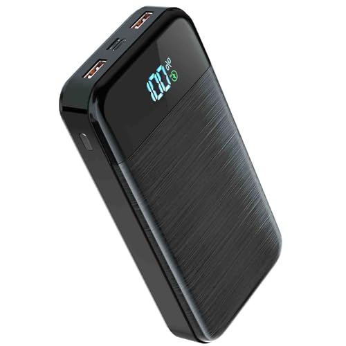 Power Bank, 22,5 W Powerbank, kleine Aber leistungsstarke 27,000mAh, PD 3.0 QC 3.0 Externer Handy-Akku mit LED-Anzeige mit Smartphone, Tablets und mehr