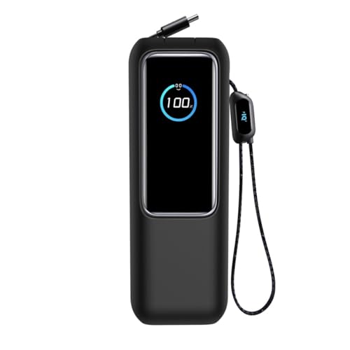FTRONGRT Hülle Kompatibel mit Anker Zolo 25000mAH 165W Powerbank, Rundum-Schutz, Staubdicht, Anti-Fall, Silikonschutzhülle Kompatibel mit Anker Zolo 25000mAH 165W Powerbank. Schwarz