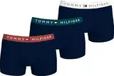 Tommy Hilfiger 3P Trunk Wb Trunk Herren, Beige (Terra Red/Mid Turq/White), L