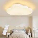 FANLG LED Deckenlampe Schlafzimmer, Kinderzimmerlampe Decke 40CM Wolkenlampe LED Deckenleuchte dimmbar mit Fernbedienung 3000K-6000K Kinder Deckenlampe für Kinderzimmer | Schlafzimmer | Wohnzimmer