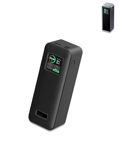 Hülle für Anker Prime Power Bank 27650mAh 3-Port 250W, Schutzhülle aus Silikon für Anker Prime Power Bank – Wiederholt waschbar, All-Inclusive-Schutz (Schwarz)