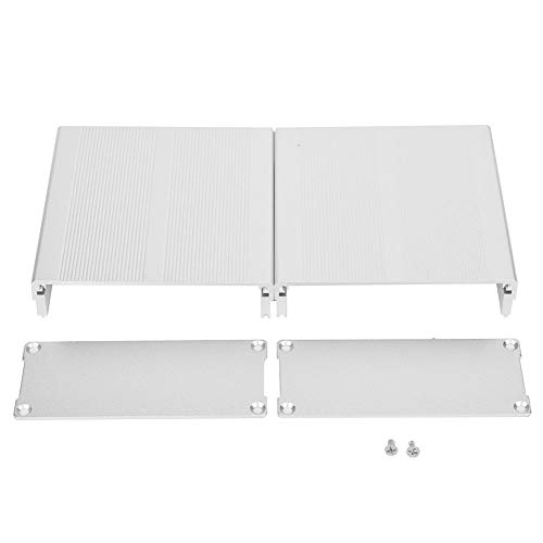 ANKROYU Aluminium-Kühlbox, Unterputz-Anschlusskästen mit flacher Platte, geteiltes elektronisches Gehäuse für Controller-Leiterplatte, 40 x 97 x 100 mm