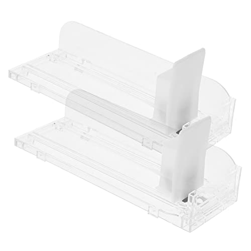 MUCKLILY 2 Stück Auto Push Dispenser Transparente Präsentationsvitrine für Supermärkte und Geschäfte für Zigarettenläden und Einkaufszentren
