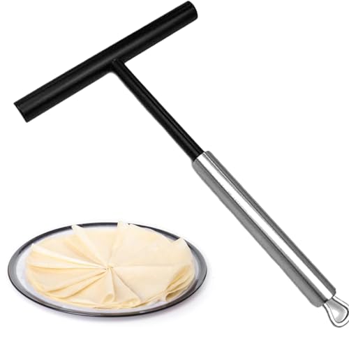 1 Stück Crepes Verteiler 19.5 cm,Hochwertiger Crepes Maker Zubehör Teigverteiler Zuhause Küche Kochen Backwerkzeuge für Pfannkuchen Crepeteig Oder Palatschinken,Spülmaschinengeeignet