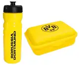 Borussia Dortmund Trinkflasche + Brotdose im Set BVB 09