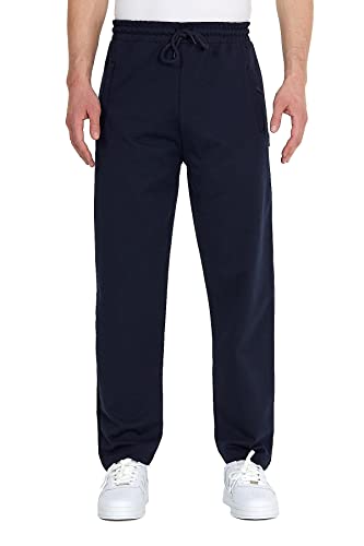 COMEOR Jogginghose Herren Baumwolle Trainingshose - mit Reißverschlusstaschen Sporthose Jogginghosen Männer Jogger | Jungen Freizeithose