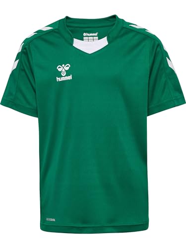 hummel hmlCORE XK Poly Jersey S/S Kids, Evergreen, 140