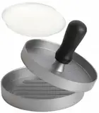 TURIMON Burgerpresse mit 50 Patty-Papieren Langlebige Hamburger Presse für Perfekte Patties, Ideal für BBQ, Grill & Küche - Antihaftbeschichtung, Ergonomischer Griff, Einfach zu Reinigen