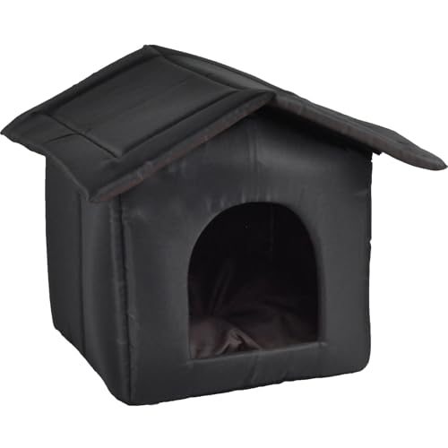 Eventerde Outdoor Katzenhaus, Wetterfeste Katzenunterkunft, rutschfeste Außenanlage Zubehör Für Mehrkatzen Balkon Winter Garten Camping