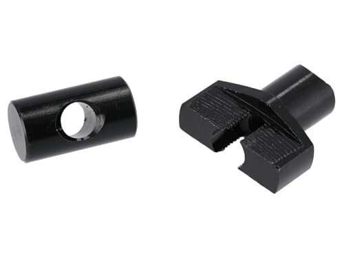 Mutter für Bremsstange, Aluminum, Schwarz eloxiert - für Simson S50, S51, S70, S53, S83, KR51/2, SR50, SR80