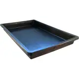 UDOPEA Profi Kunststoff Wanne flach (60 x 40 x 6,5 cm) - Pflanzschale, Wasserwanne ohne Bodenlöcher - Ideal für Pflanzen, Anzuchten, Garten