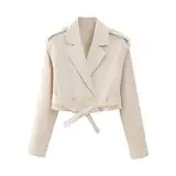 mingxinshangdian 2023 Neue Sommer-Damenjacke mit Abnehmbarer Kurzjacke, gespleißtem Minirock-Top-S